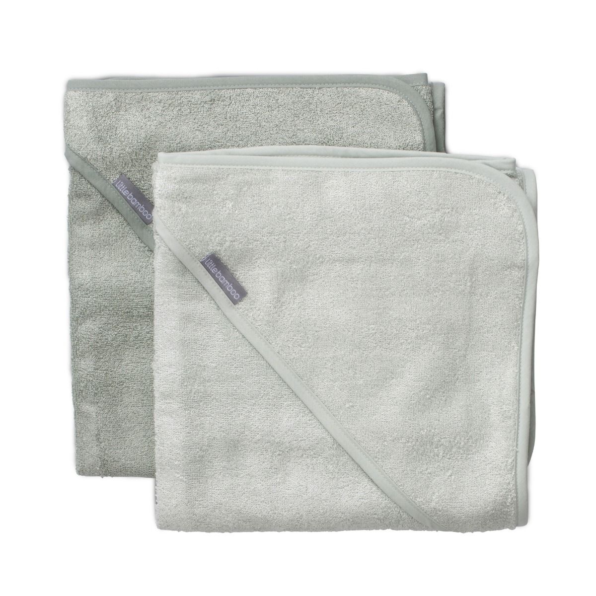 Little Bamboo Hooded Towel 2pk -Turtle Bay | modandtod.com
