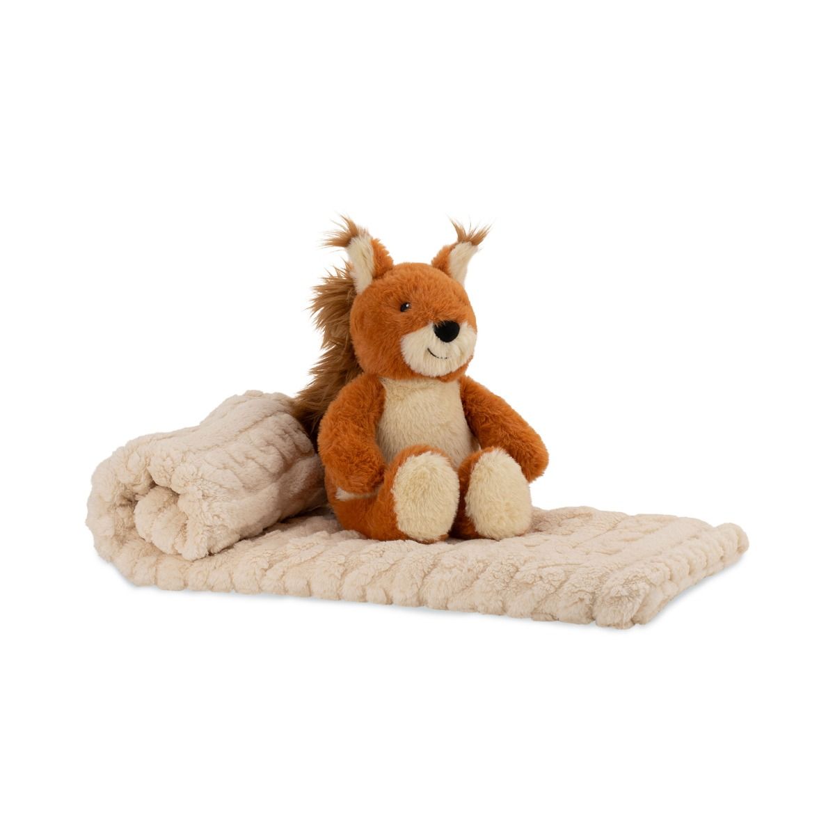 The Little Linen Company PLUSH TOY & BLANKET - BUSHLAND SQUIRREL | modandtod.com