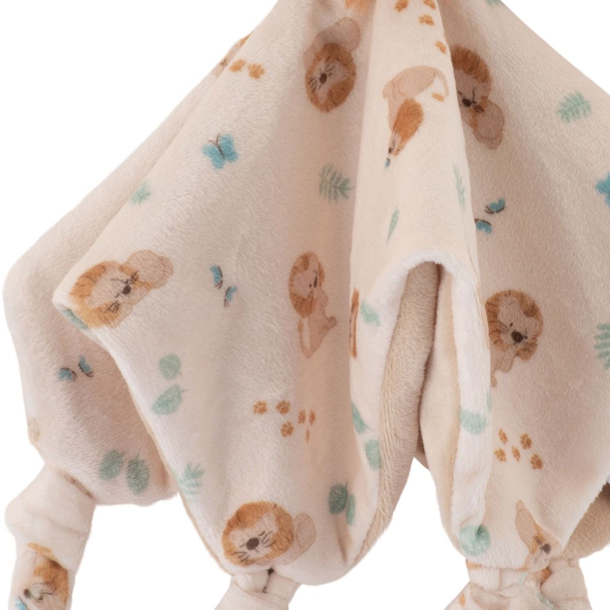 The Little Linen Company Baby Comforter Toy - Savanna Lion | modandtod.com