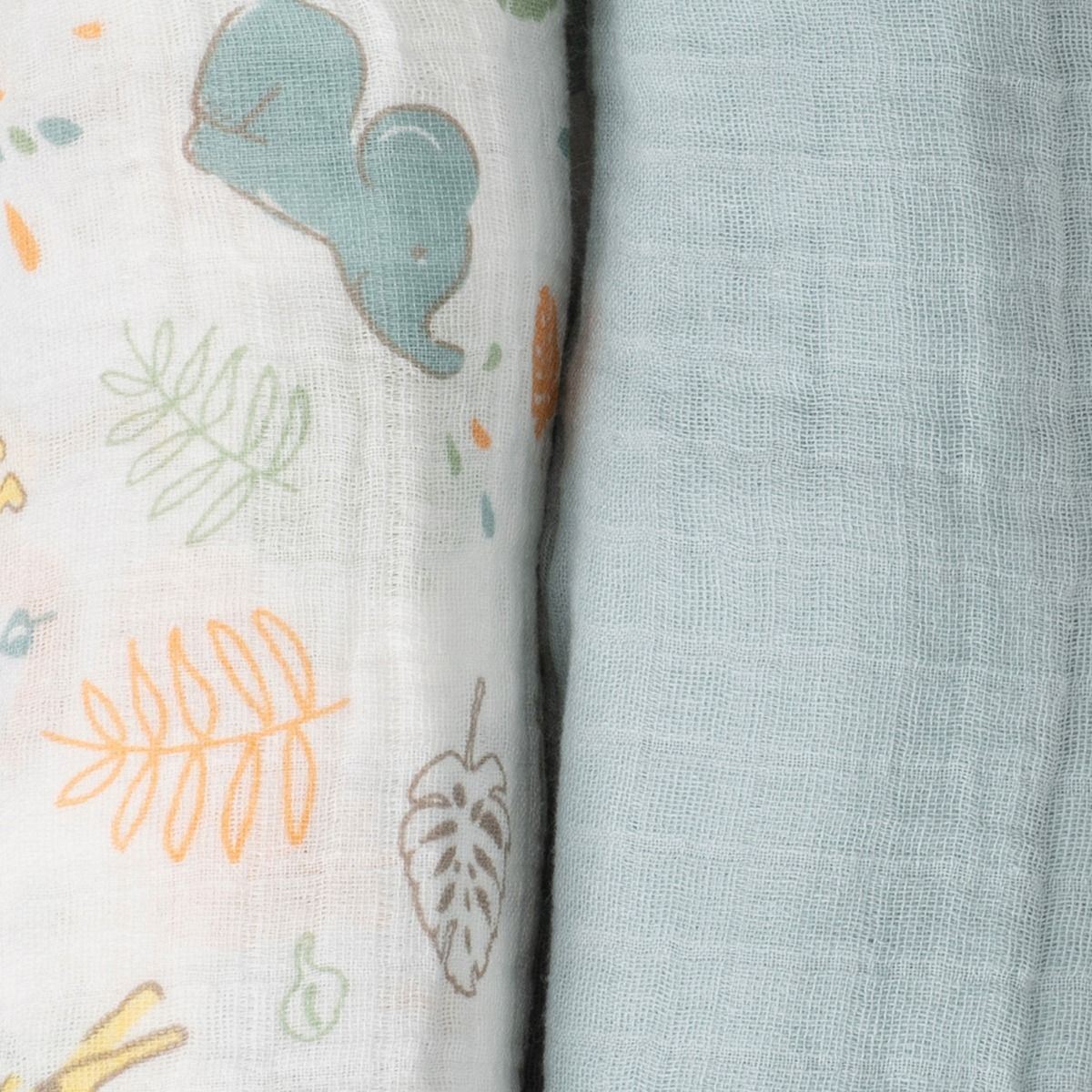 The Little Linen Company MUSLIN WRAPS 3PK - SAVANNA GIRAFFE | modandtod.com