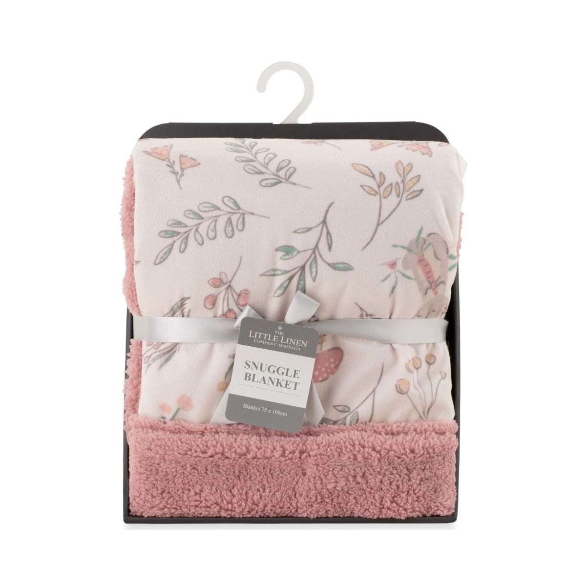 The Little Linen Company BABY SNUGGLE BLANKET - HARVEST BUNNY | modandtod.com