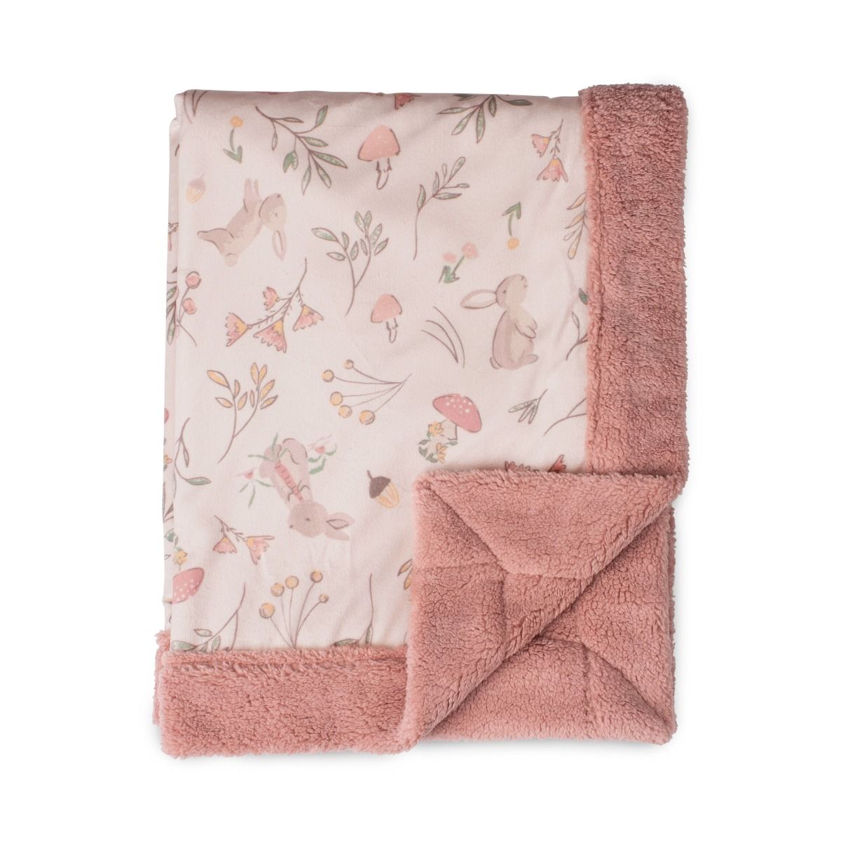 The Little Linen Company BABY SNUGGLE BLANKET - HARVEST BUNNY | modandtod.com