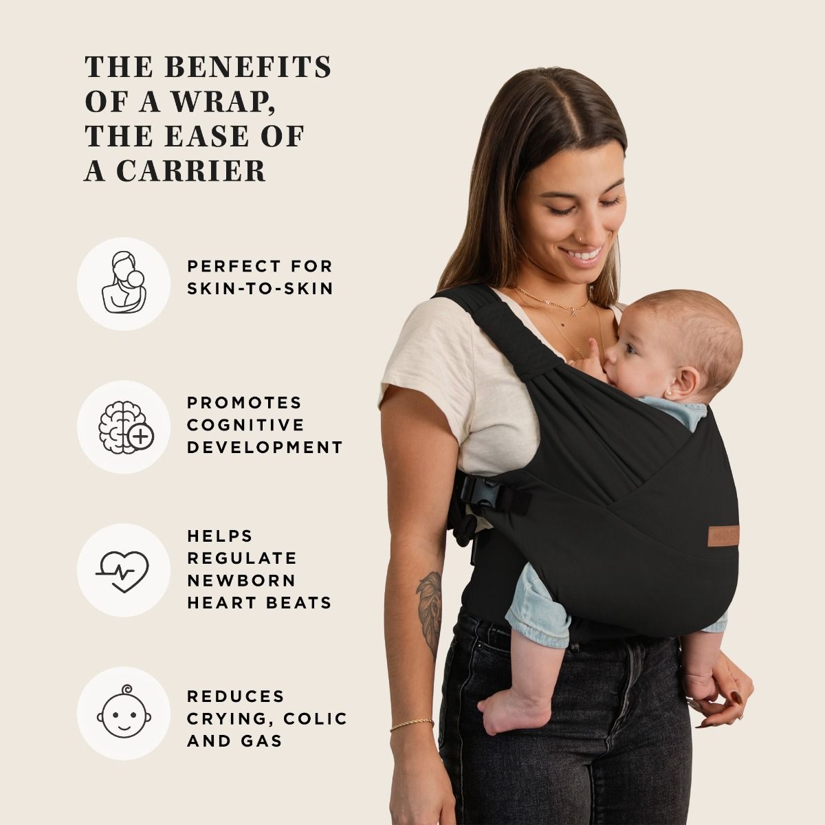 Moby Duet Carrier - Dusk for baby and mum MOD & TOD