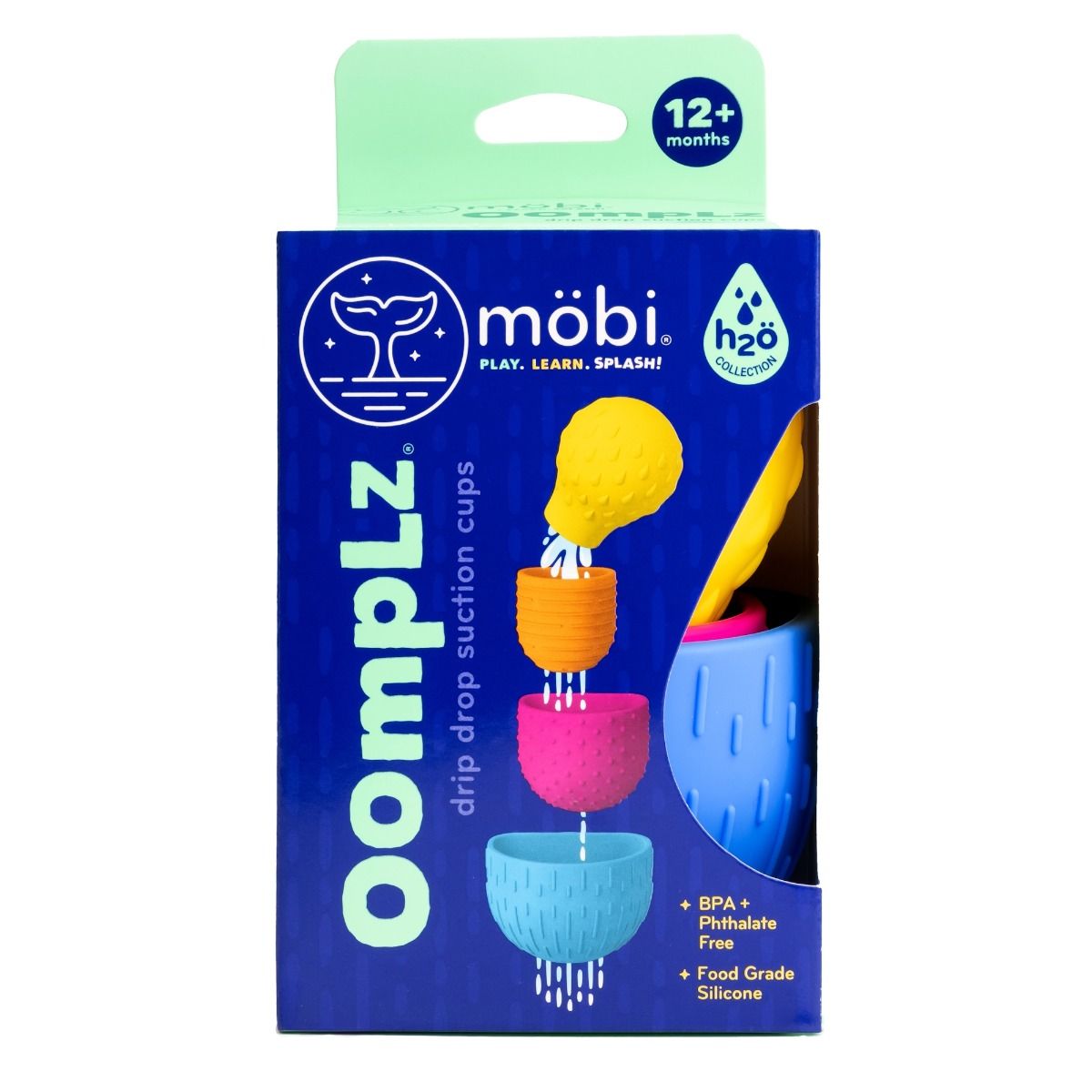 Mobi Oomplz drip drop suction cups for baby and toddler bathtime fun. MOD & TOD