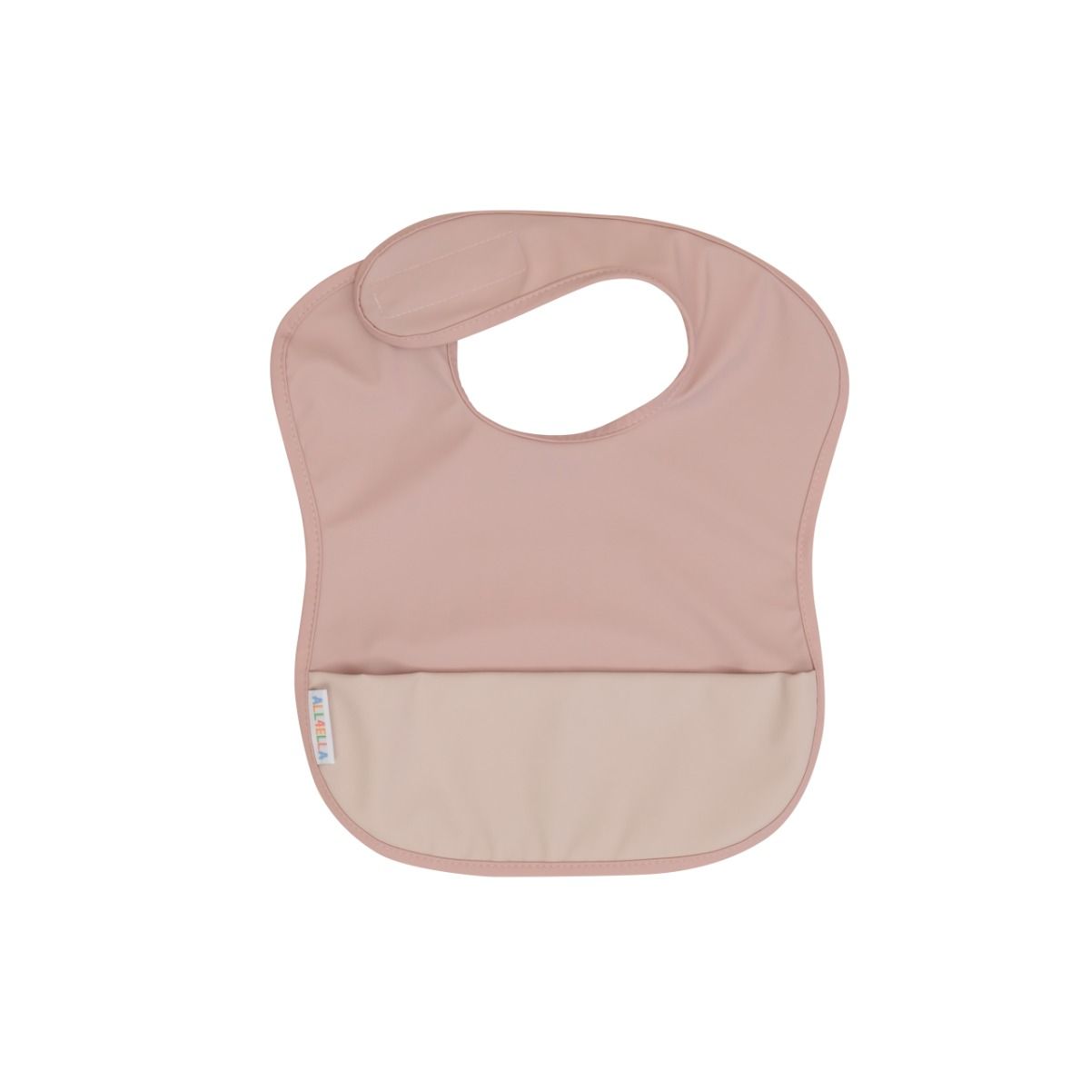 ALL4ELLA Recycled Pouch Bib - Pink | Baby Feeding Bib | modandtod.com