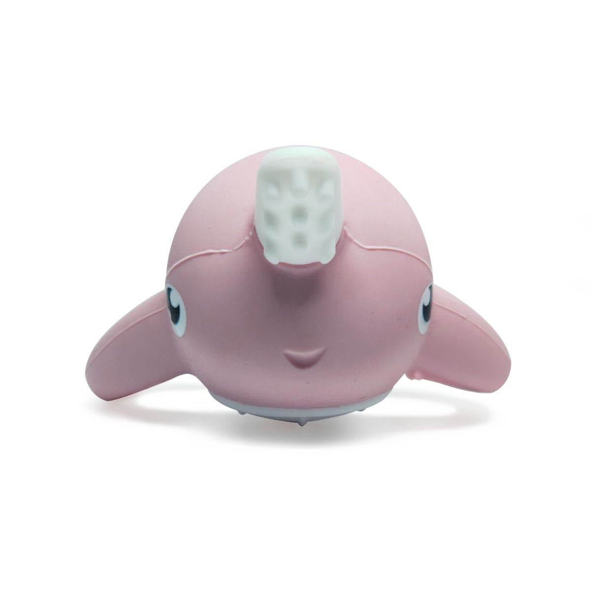 Smily Mia NORA NARWHAL SILICONE TEETHER - OLD ROSE | Baby Teething Toy | modandtod.com