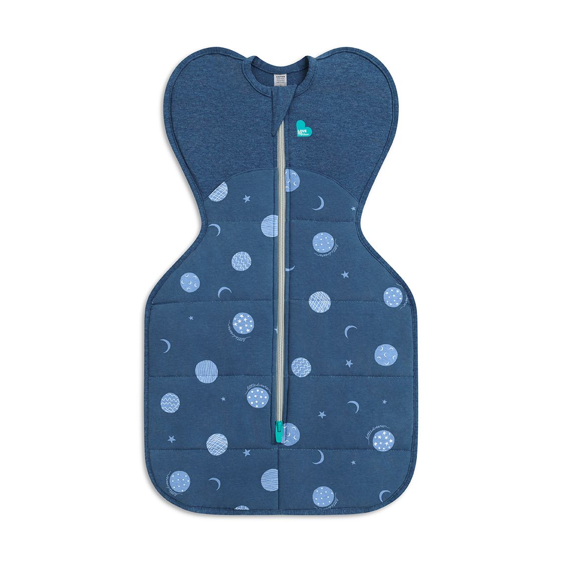 Swaddle Up™ Warm 2.5 TOG - Little Dreamer Denim for newborn and baby. MOD & TOD