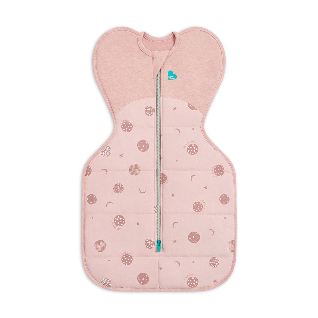 Swaddle Up™ Warm 2.5 TOG - Little Dreamer Dusty Pink for newborn and baby. MOD & TOD