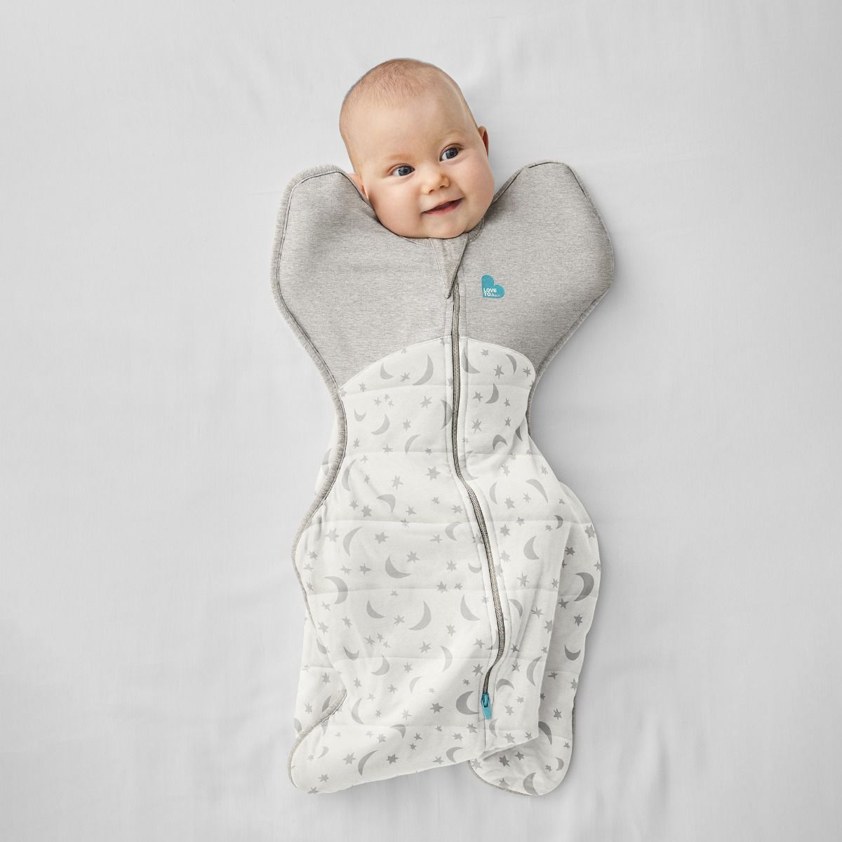Love to Dream | Swaddle Up™ Extra Warm 3.5 TOG - Moonlight White | modandtod.com