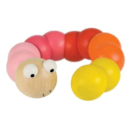 Allen Trading Wooden Wiggly Worm for baby and toddlers