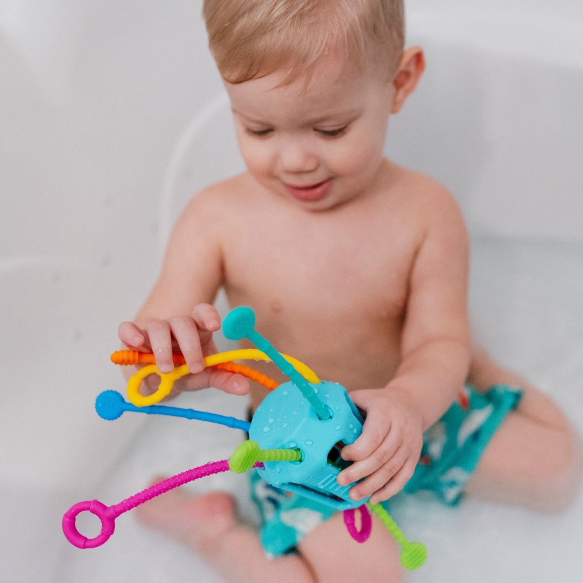 Mobi Zippee Silicone activity toy for baby and toddlers. MOD & TOD
