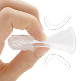 Mombella Silicone Baby Finger Toothbrush for baby oral care