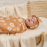 Mod & Tod Baby Stretchy Swaddle Wrap Organic Cotton - Delilah
