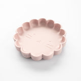  Silicone Suction Lion Plate | Blush Pink for kids and baby feeding