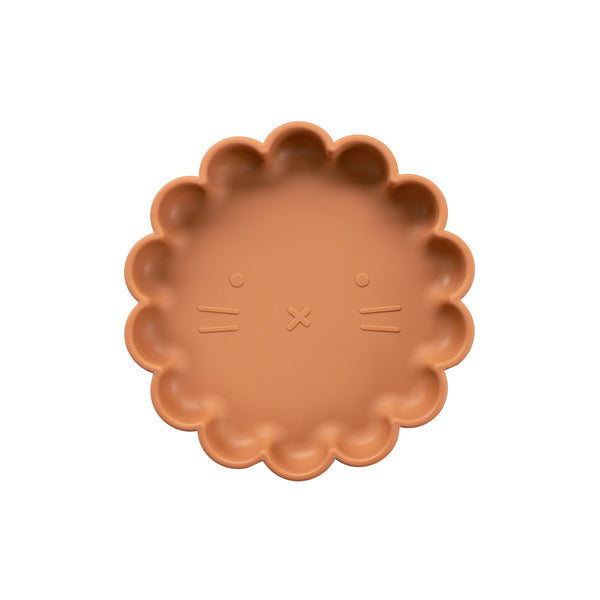 Silicone Suction Lion Plate | Cinnamon for kids and baby feeding