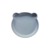 Silicone Suction Bear Plate | Steel for kids and baby feeding