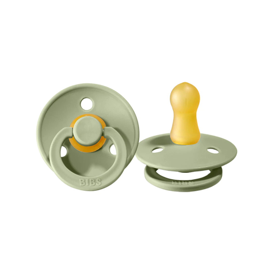 BIBS Colour dummy pacifier in Sage for baby and infant for comfort