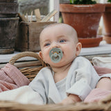 BIBS Colour dummy pacifier in Sage for baby and infant for comfort