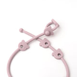 MOD AND TOD Silicone Teddy Strap-It Baby Accessory | Blush Pink