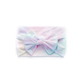 Classic Bow Headband - Cotton Candy for baby, newborn and infant. Cute and beautiful. One size fit all
