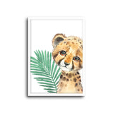 Safari Cheetah Wall Print Baby Kids Room Nursery Art