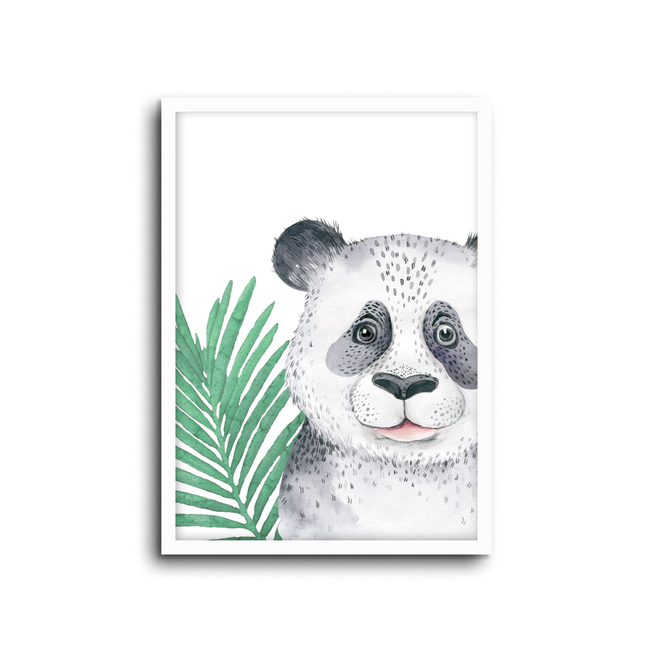 Safari Panda Wall Print Baby Kids Room Nursery Art