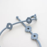 MOD AND TOD Silicone Shell Strap-It Baby Accessory | Dusty Blue