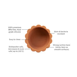 Silicone Suction Lion Bowl | Cinnamon for baby and kids feeding 