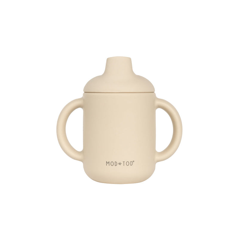 MOD AND TOD Silicone Sippy Cup - Ivory