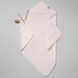 Little Bamboo Hooded Towel | Dusty Pink for newborn baby bath time 