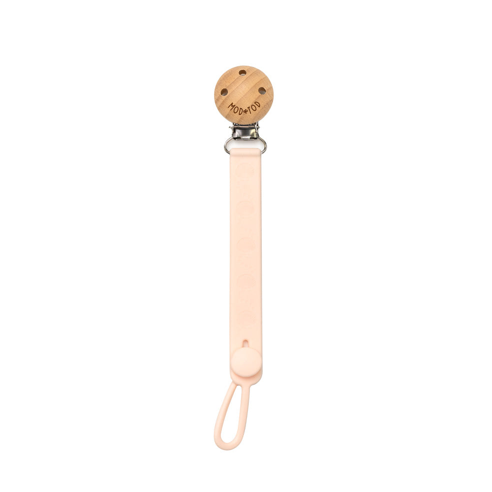 MOD & TOD Silicone Pacifier Clips for baby | Marshmallow