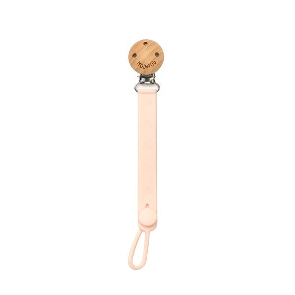 MOD & TOD Silicone Pacifier Clips for baby | Marshmallow