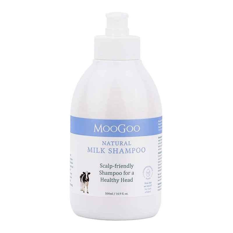 MooGoo Natural Milk Shampoo scalp-friendly shampoo for a healthy head. for baby and adult