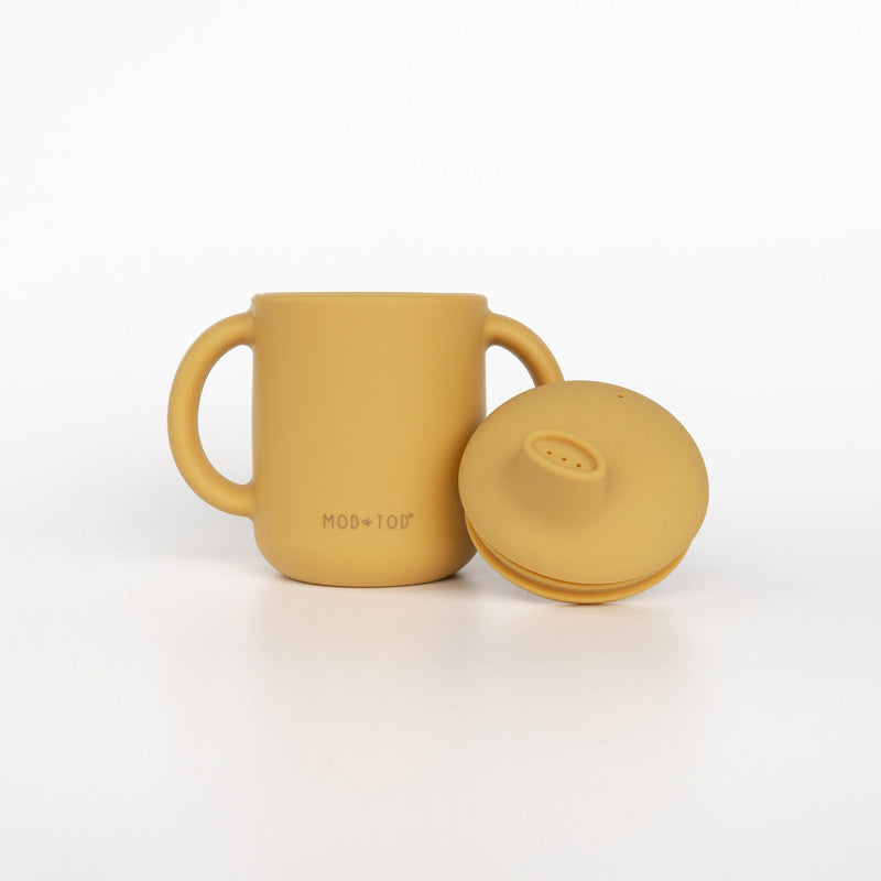 MOD AND TOD Silicone Sippy Cup - Mustard