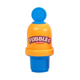 Fubbles No-Spill Bubble Tumbler lets kids have more bubble fun without the mess.  Designed to prevent accidental bubble spills during active play, the Fubbles No-Spill Bubble Tumbler lets kids blow bubbles without spilling the solution.