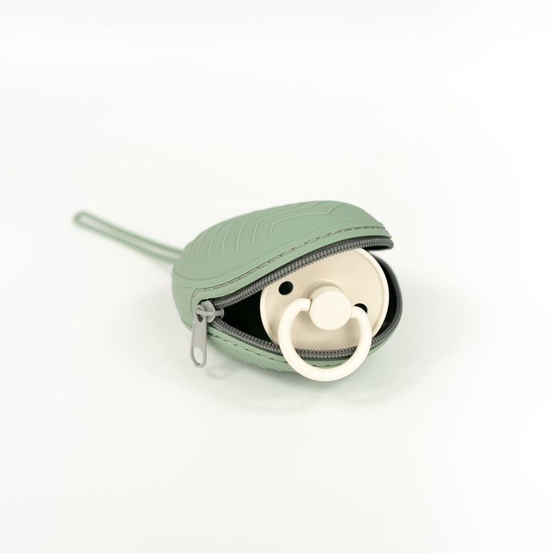 MOD & TOD Zipped Silicone Pacifier Dummy Case | Sage