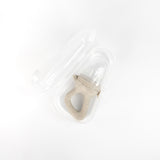 Fresh Food Feeder in Speckled Cream for baby starting solids. Introduce food safely to baby. Self-feeding.