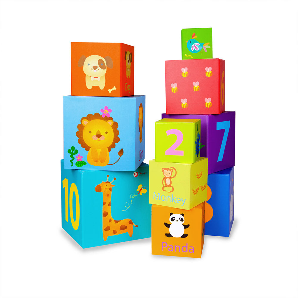 Classic World Stacking Cubes for toddler and kids