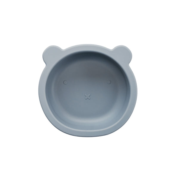 Silicone Suction Bear Bowl | Steel for baby and kids feeding