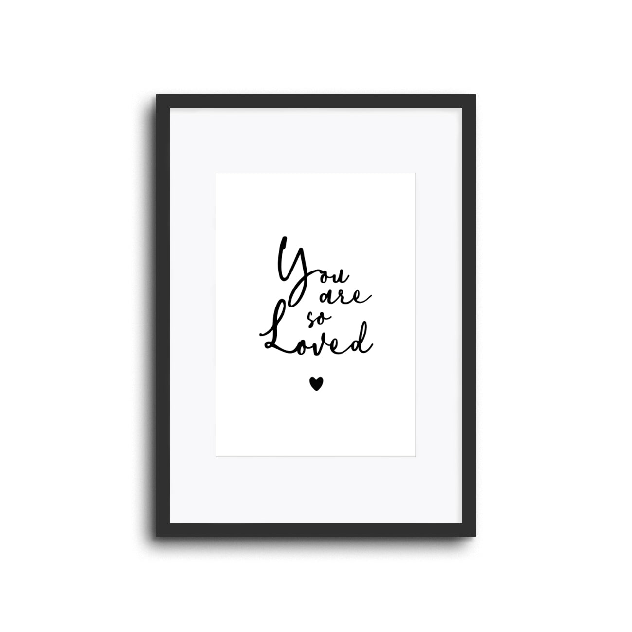 Nursery Decor Wall art Print - You Are So Loved - Kids bedroom baby room playroom home decor and for lounge