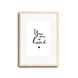 Nursery Decor Wall art Print - You Are So Loved - Kids bedroom baby room playroom home decor and for lounge
