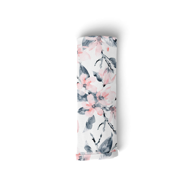 Mod & Tod Baby Stretchy Swaddle Wrap Organic Cotton - Watercolour Blossom