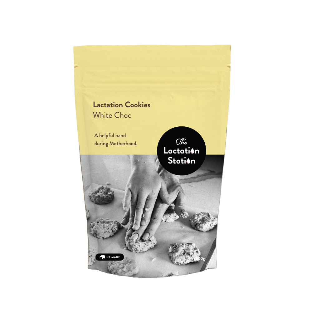 Lactation Cookies | White Choc for Breastfeeding mums to help aid and increase milk production