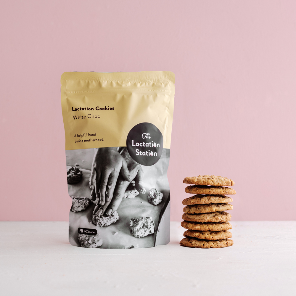 Lactation Cookies | White Choc for Breastfeeding mums to help aid and increase milk production