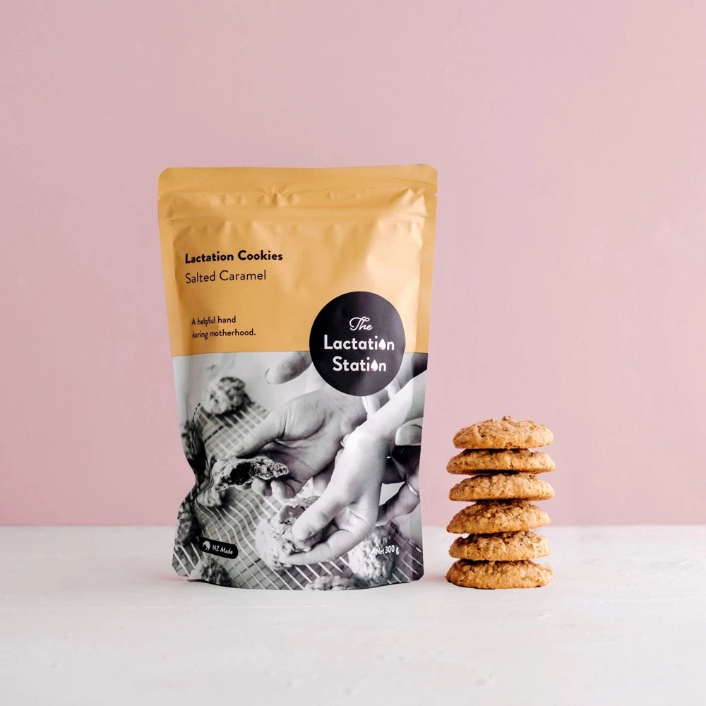 Lactation Cookies | Salted Caramel for Breastfeeding mums to help aid and increase milk production